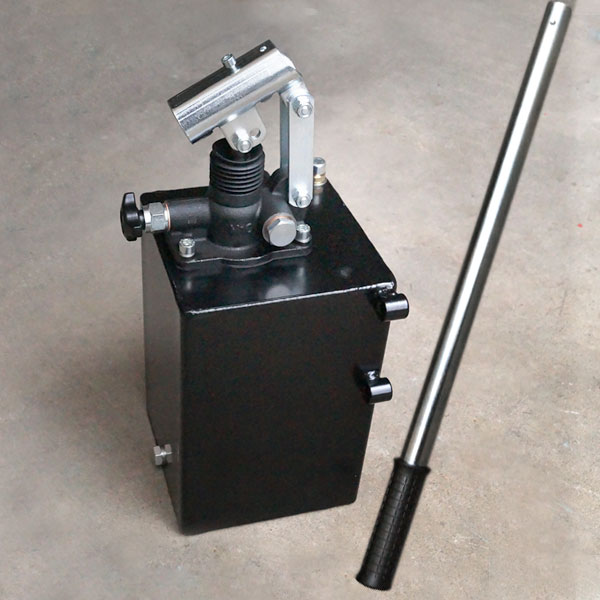 Hydraulik Handpumpe mit Manometer3/8"BSPT Split Hdraulic Puller Wagenheber 900cc 